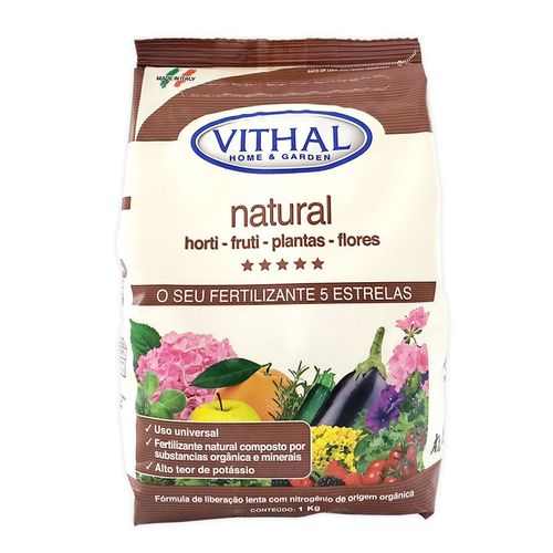 Fertilizante Vithal Natural Horti-Fruti, Plantas e Flores 1kg